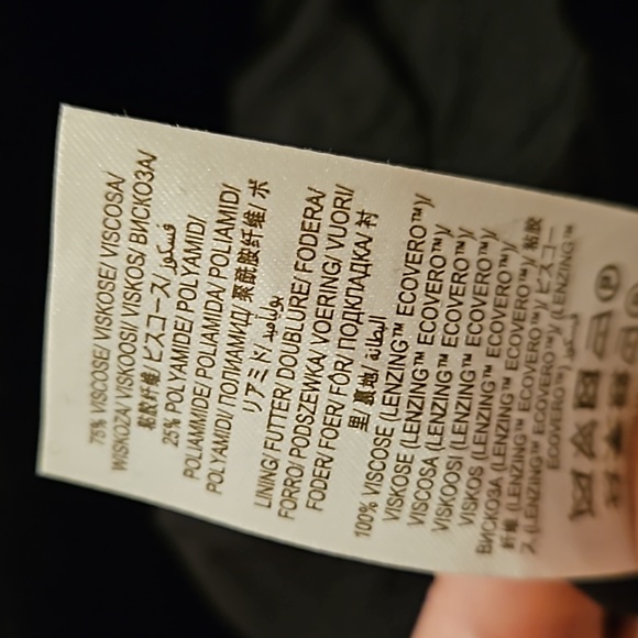 NEW! BODEN Black Velvet Long Sleeve Open Back Mini Dress 6. - Picture 6 of 8